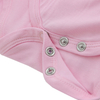 Macacão de bebê de manga curta, pijama para bebês recém-nascidos, botão de pressão de alta qualidade, roupas de tecido de algodão de bambu para meninos e meninas