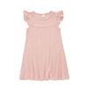 Venda quente design sem mangas verão bambu malha super macio OEM personalizado bebê crianças vestido de menina