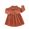 Nova chegada outono inverno mangas compridas boutique infantil vestidos de bebê criança crianças vestidos de menina
