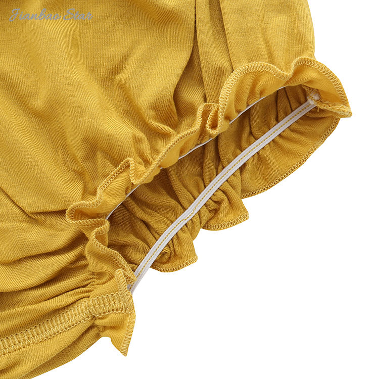 Venda quente de fábrica de alta qualidade 100% algodão respirável novo design verão conjunto de terno sem mangas roupas de bebê