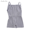 Macacão de bebê unissex de spandex de bambu macio e fino para dormir de bebê macacão de bambu