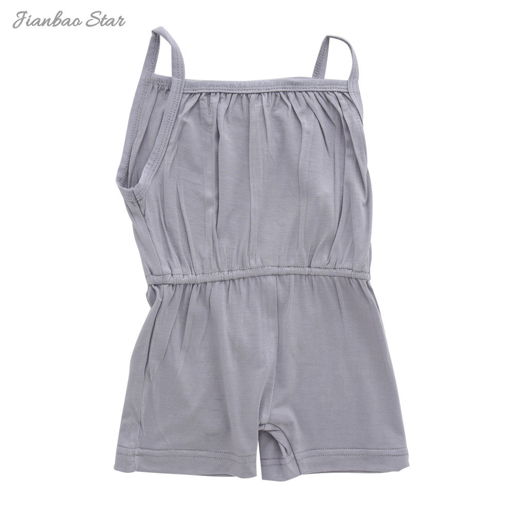Macacão de bebê unissex de spandex de bambu macio e fino para dormir de bebê macacão de bambu