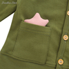 Recém-chegados casual atacado personalizado de alta qualidade estilo inverno mangas compridas botões roupas de bebê macacão de bebê