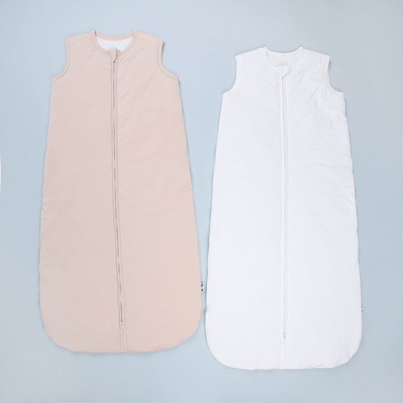 Venda superior recém chegados de alta qualidade 100% algodão confortável inverno melhor venda personalizar cor pura zíper saco de dormir do bebê