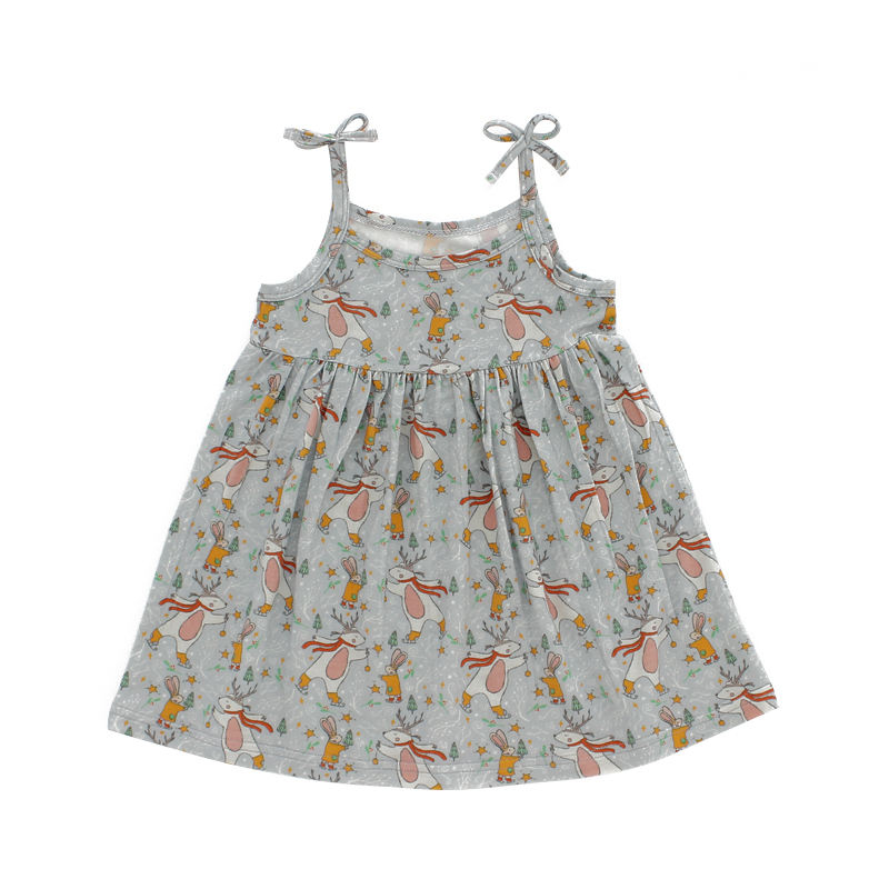 Verão atacado vestido de bebê princesa criança crianças saias suspensas vestidos de menina