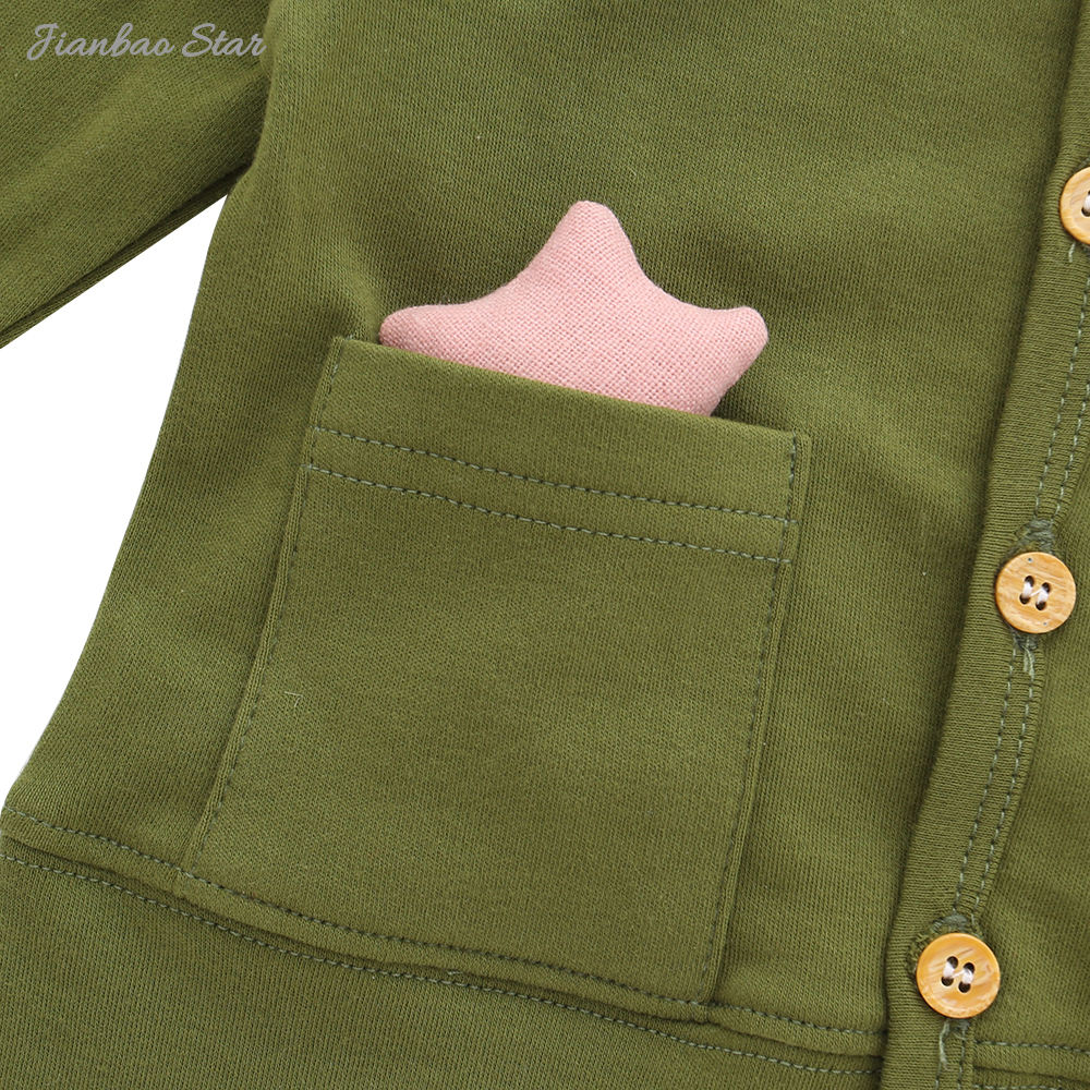 Algodão quente cor lisa inverno roupa da criança roupas de qualidade premium bebê crianças menino moletom outerwear roupas