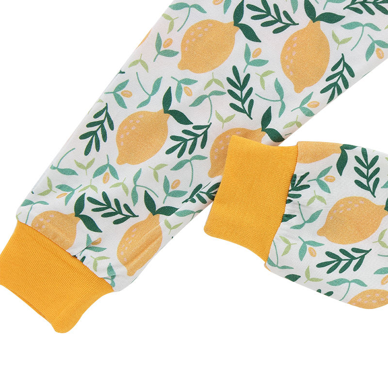 Conjunto de roupas para bebês recém-nascidos, material de algodão de bambu, roupas de verão, manga comprida, tops e shorts, bebês, meninos e meninas, 2 peças