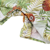 Extra macio de bambu viscose malha verão leve beachwear estilo manga curta unisex terno do bebê conjunto macacão