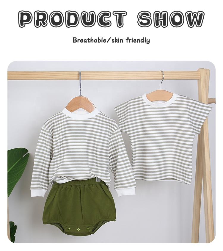 Conjunto de pijamas para bebês meninos adorável conjunto de terno infantil direto da fábrica algodão de bambu 2 peças conjunto de roupas casuais de manga curta