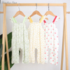 Novo estilo alça de ombro suspensório de bebê macio e confortável tecido elastano de bambu personalizar padrão de cores roupas de bebê