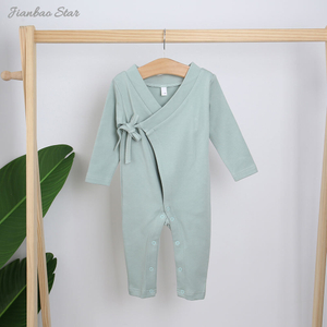 Bebê inverno macacão conjunto atacado 100% algodão manga longa 0-24m bebê menino e menina macacão roupas
