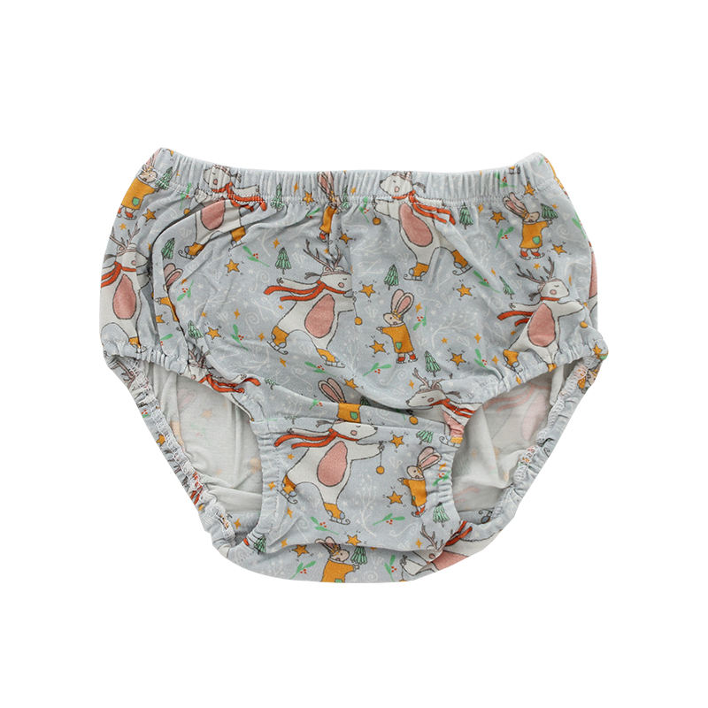 Venda quente roupa interior do bebê impressão personalizada tecido de algodão elastano bambu bebê menina design clássico roupas infantis