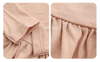 Novidades de fábrica alta qualidade babados atacado 100% algodão inverno vestidos de chá de bebê manga vestidos de bebê vestido de boneca