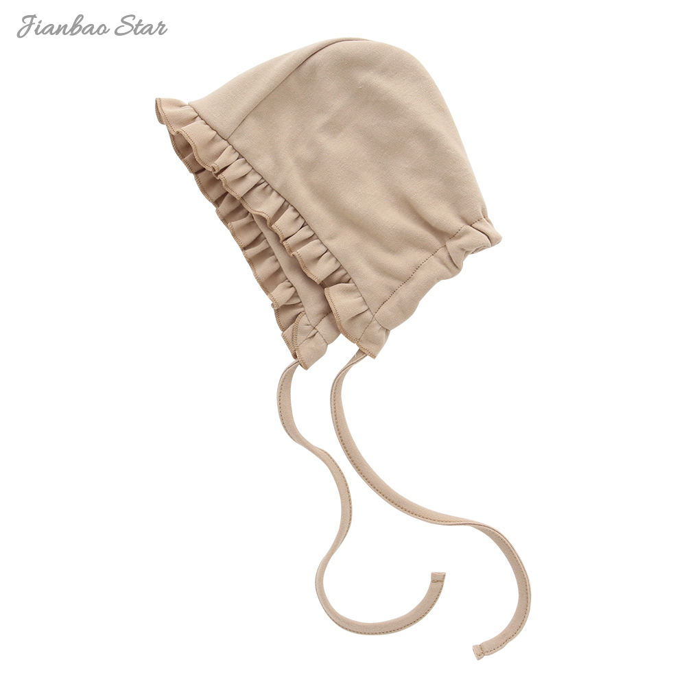 Nova chegada acessórios de roupas de bebê plissado adorável algodão de bambu unisex bebê crianças chapéus gorro