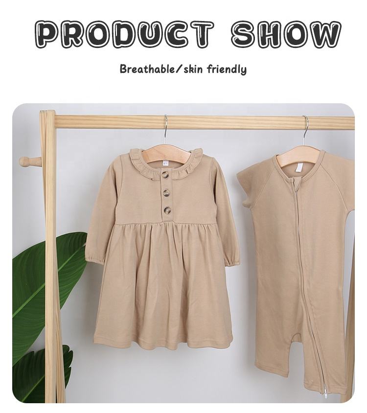 Plissado colarinho do bebê meninas vestido casual roupas de festa adorável outono manga longa bebê macacão conjunto moda bebê menina saia