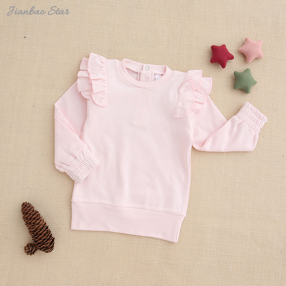 Venda imperdível conjunto de roupas de bebê de manga comprida 100% algodão orgânico tecido ecologicamente correto 2 peças de pijama casual definido em preço de fábrica