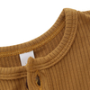 Camisa de manga curta de bambu para recém-nascidos, extremamente macio, 100% algodão, pijama com botão, conjuntos de roupas para meninos e meninas