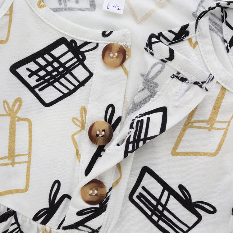 Alta qualidade 100% algodão atacado novo estilo verão venda quente padrão sem mangas adorável suspender vestido de meninas do bebê