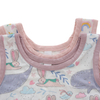Impressão digital bebê meninas vestido atacado novo estilo verão venda quente padrão sem mangas adorável suspender roupas do bebê meninas