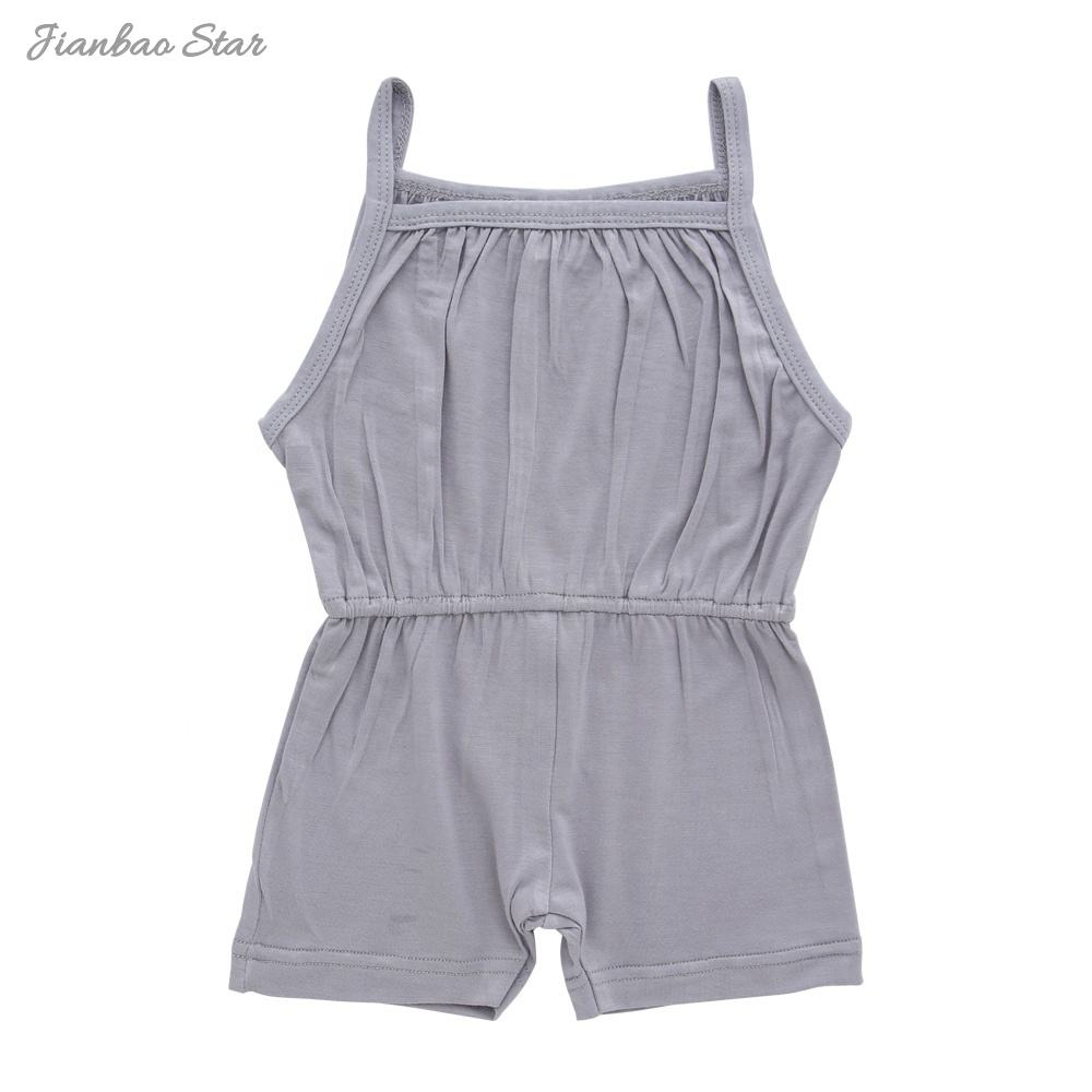 Novo design venda quente estilo verão malha atacado sem mangas roupas para bebês recém-nascidos macacão de bebê