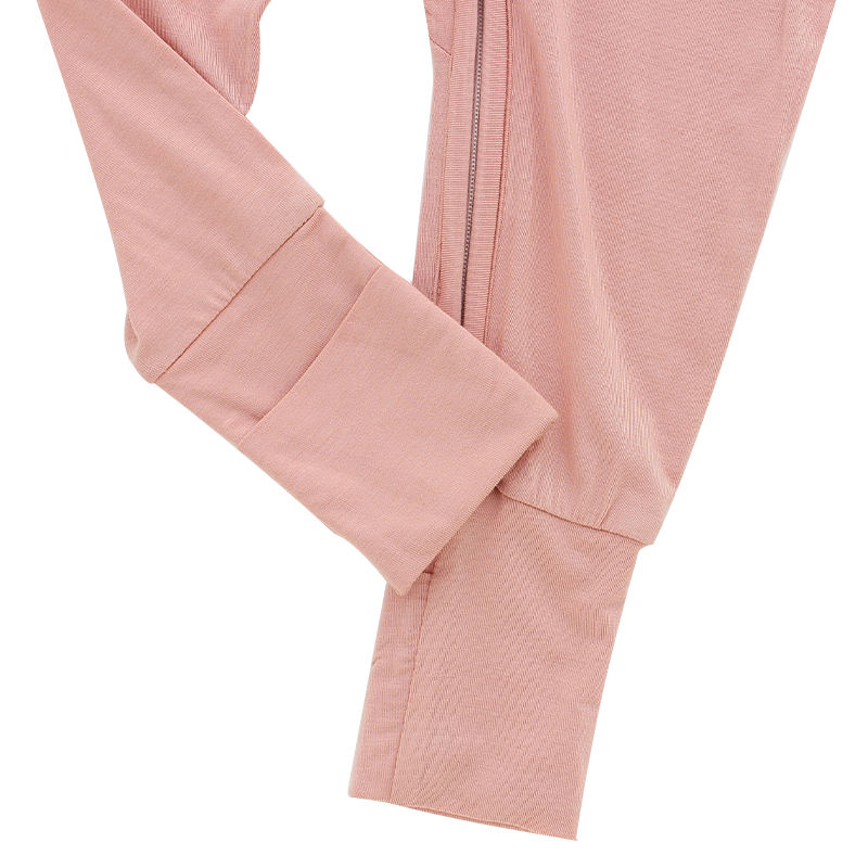 Macacão de bebê de malha de bambu, textura extra macia e confortável, manga longa de inverno com zíper, estilo menino e menina