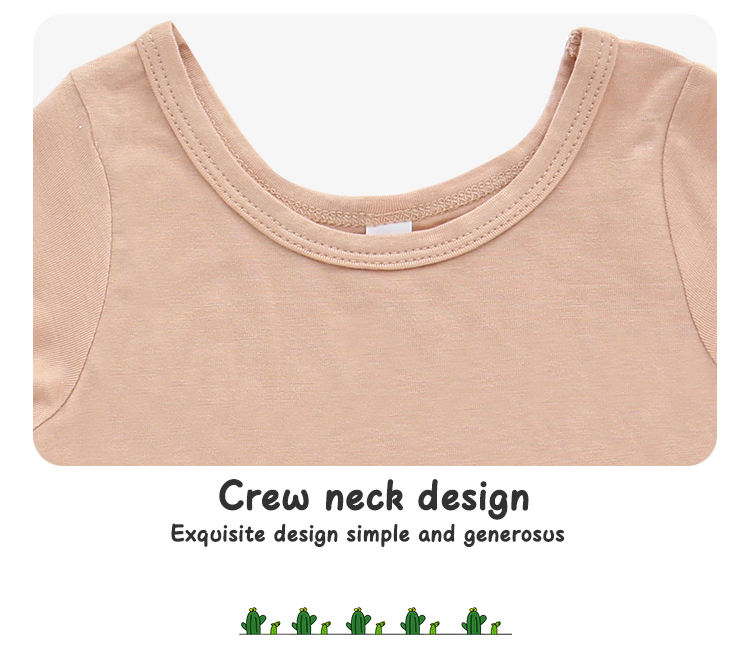 Crianças por atacado Vestido de festa casual Roupas adorável vestido de bebê outono manga curta cor de cor sólida moda de bebê saia