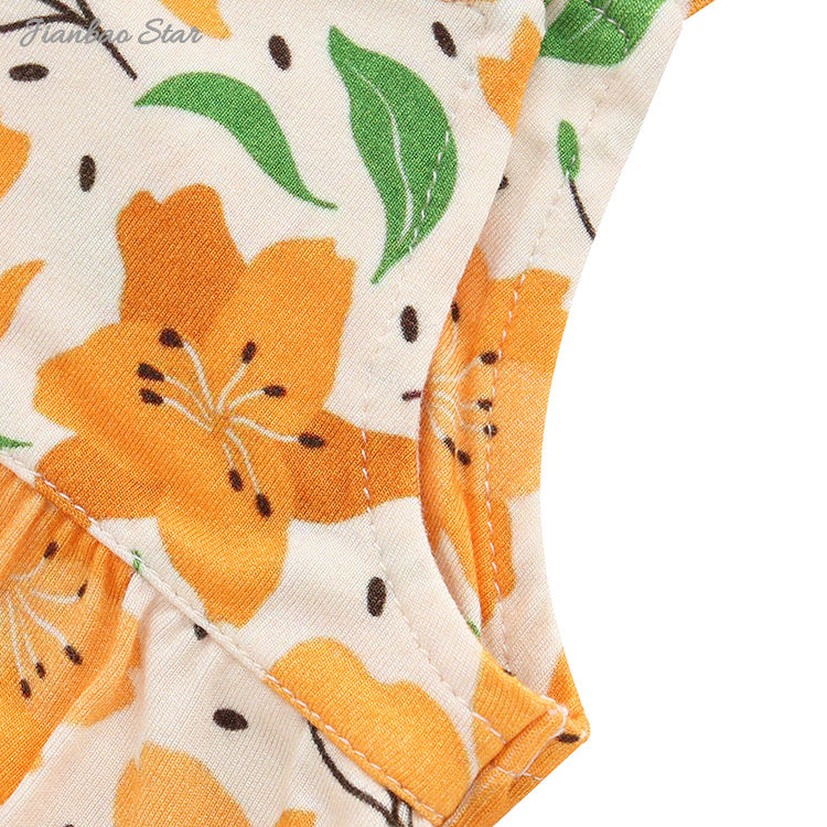 Novo design de alta qualidade 100% algodão lindo padrão estilo casual botões condole cinto roupas de bebê macacão de bebê