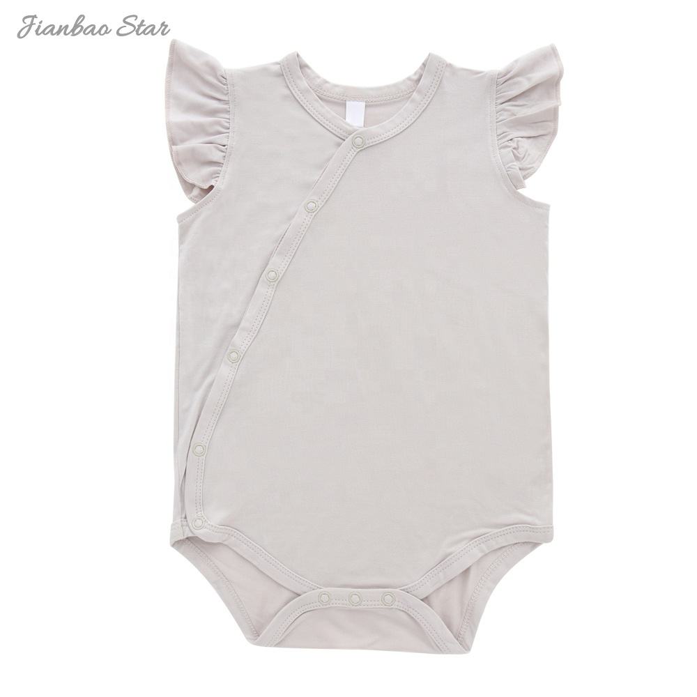Bambu Rayon Spandex Bebê Infantil Roupas Macacão Macacão