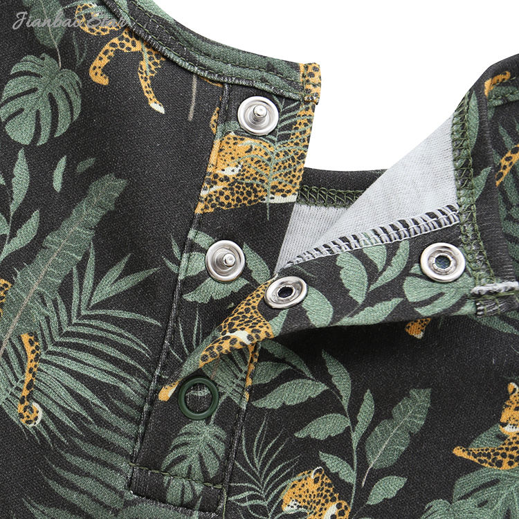 Nova chegada moda padrão venda quente de alta qualidade confortável estilo verão sem mangas unisex conjuntos roupas bebê