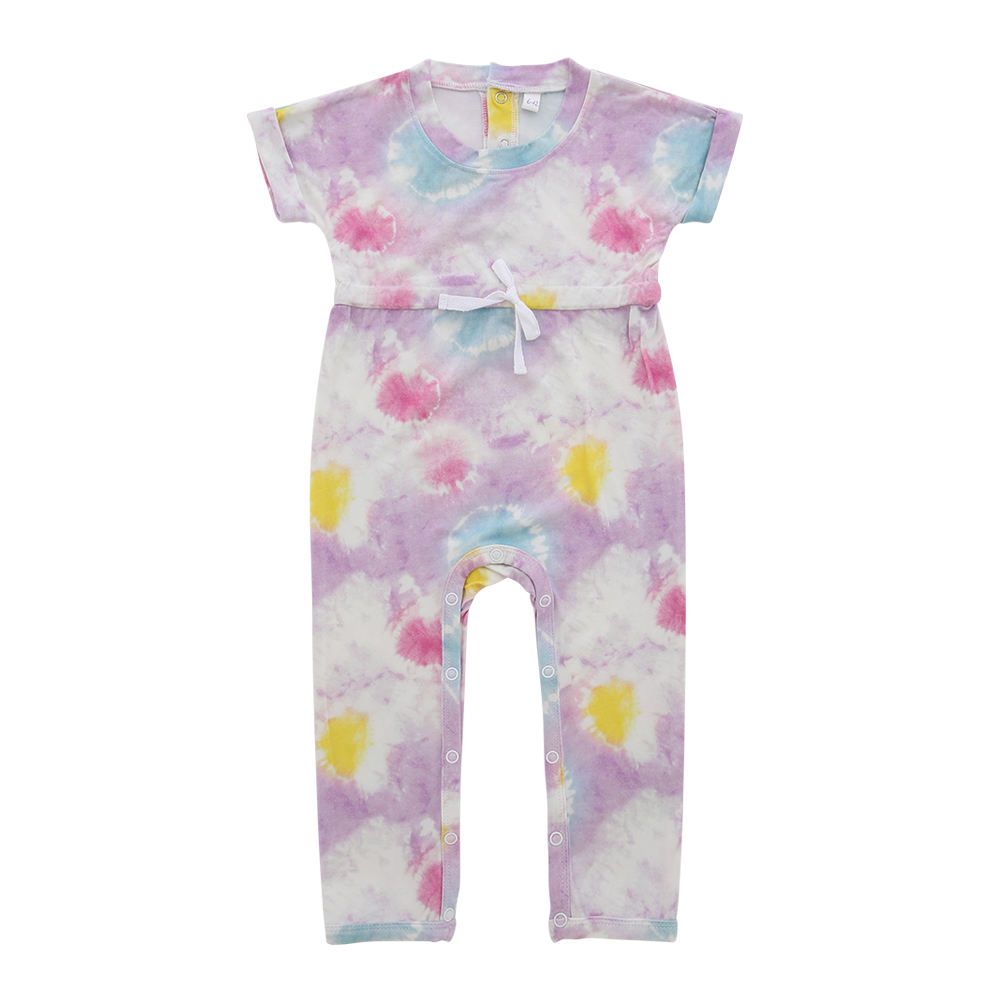 Mangas curtas estilo verão com design de arco conjunto de macacão de bebê recém-nascido meninos e meninas conjunto de roupas de corpo