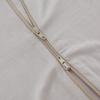 Conjunto de macacão de bebê unissex de bambu, malha com pés, roupa de dormir, cor lisa, super macio, roupas de bebê