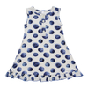 Vestido de verão doce e adorável para bebês meninas com design estampado OEM sem mangas vestido infantil multicolorido estilo floral