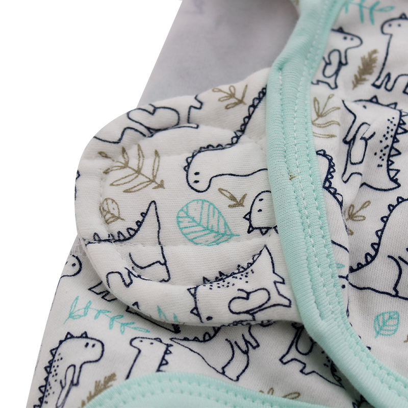 Saco de dormir com cobertor para bebê recém-nascido, textura ultra macia, design de impressão personalizado OEM, vestido de dormir para crianças