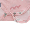 Top Quality 100% Algodão Malha Padrão Personalizado Confortável Bebê Recém-nascido Botões Sem Mangas Roupas de Bebê Romper