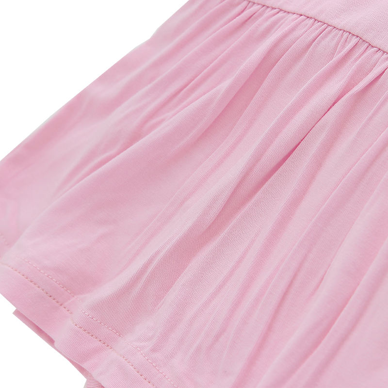 Estilo causal bebê macacão adorável bebê meninas roupas com vestido moda bebês crianças suspender roupas de bambu