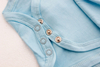Direto da fábrica personalizado bebê meninas vestido plissado cor sólida textura macia verão elegante adorável boutique atacado conjunto de macacão de bebê