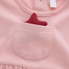 Recém-chegados de alta qualidade 100% algodão cor bonita babados botões sem mangas recém-nascido vestido da menina do bebê macacão