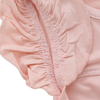 Ruffle design meninas de meninas vestidos de festa casual roupas adoráveis ​​de verão com cor de cor sólida moda de cor de menina
