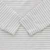 Conjunto de roupas para bebês recém-nascidos, listras horizontais, 2 peças, pijama de manga comprida, 100% algodão, venda imperdível