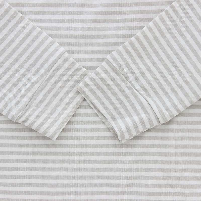Conjunto de roupas para bebês recém-nascidos, listras horizontais, 2 peças, pijama de manga comprida, 100% algodão, venda imperdível