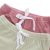 Pijama personalizado aceito direto da fábrica, adorável, unissex, bebê, verão, roupas de bambu, recém-nascidos, duas peças, conjuntos de roupas