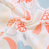 Bebê meninas colorido impresso design macacão de alta qualidade 95% bambu & 5% elastano malha manga longa verão meninas macacão do bebê
