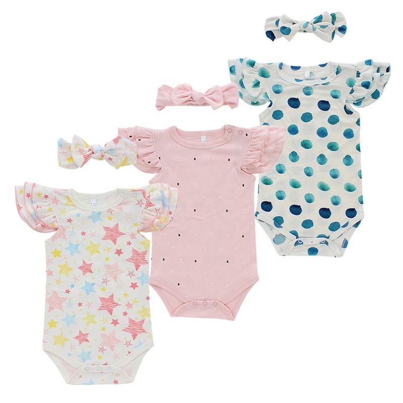 Venda superior de alta qualidade mais fácil abrir botões confortável bonito unisex roupas do bebê recém-nascido macacão do bebê
