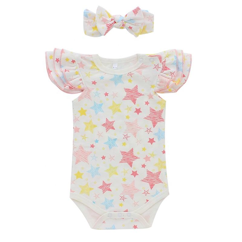 Venda superior de alta qualidade mais fácil abrir botões confortável bonito unisex roupas do bebê recém-nascido macacão do bebê
