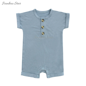 Macacão de bebê de bambu recém-nascido roupas macacão de bebê bodysuit zíperes footie onesie pijama roupas macacão