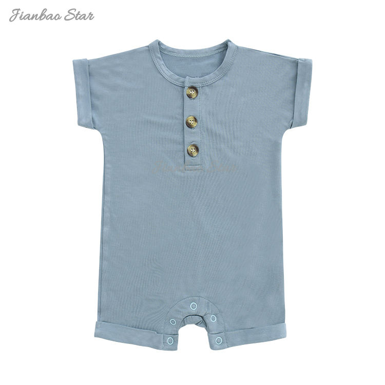 Macacão de bebê de bambu recém-nascido roupas macacão de bebê bodysuit zíperes footie onesie pijama roupas macacão