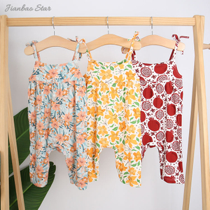 Novo design de alta qualidade 100% algodão lindo padrão estilo casual botões condole cinto roupas de bebê macacão de bebê