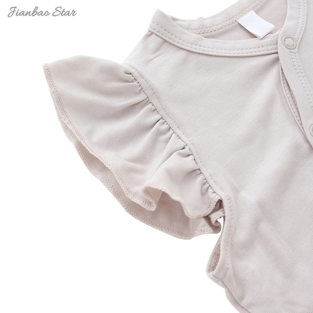 Bambu Rayon Spandex Bebê Infantil Roupas Macacão Macacão