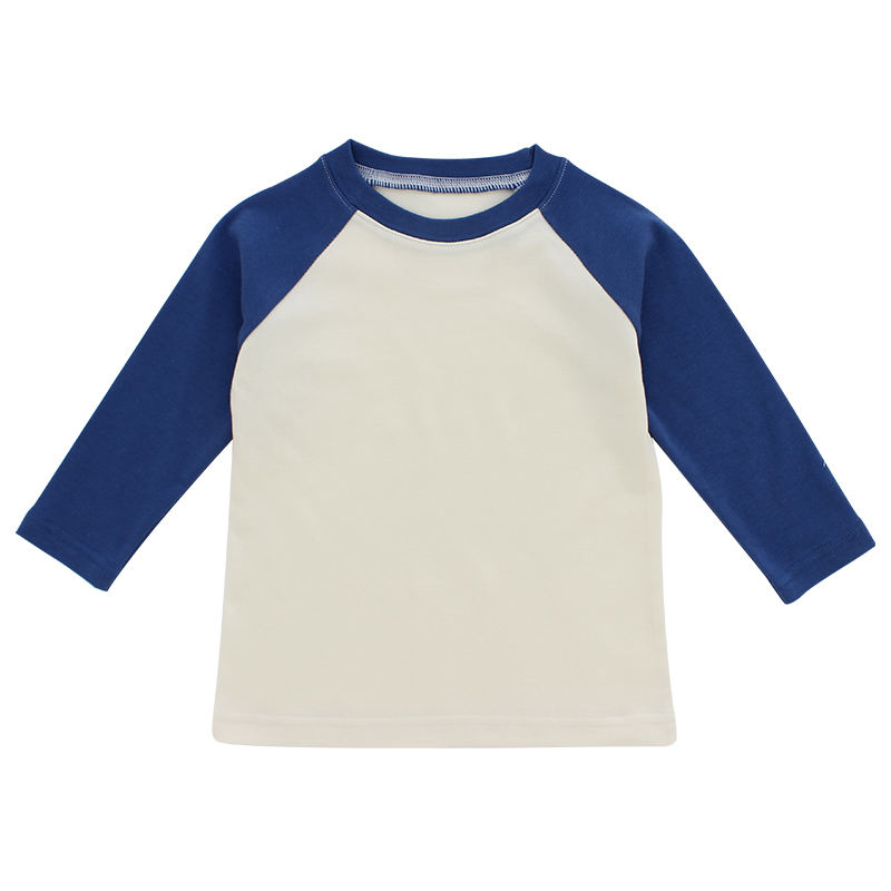 Atacado inverno unissex crianças agasalhos bebê sólido camiseta criança crianças manga comprida tops roupas de bebê