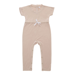 Mangas curtas estilo verão com design de arco conjunto de macacão de bebê recém-nascido meninos e meninas conjunto de roupas de corpo